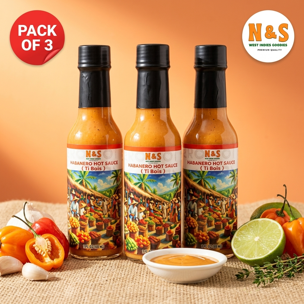N & S Habanero hot sauce Caribbean