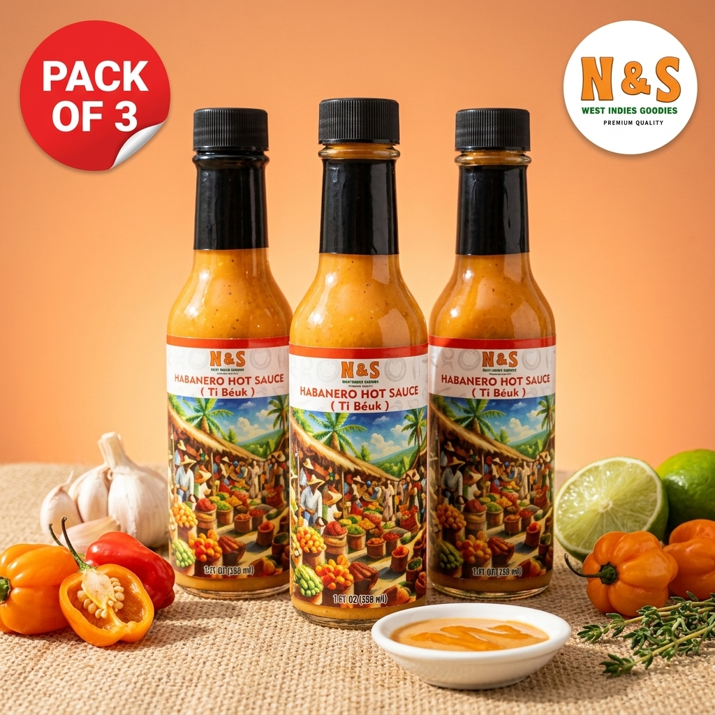 N & S Habanero hot sauce Caribbean