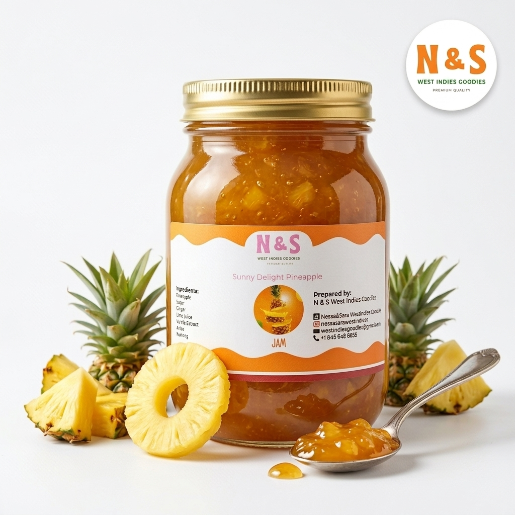 N & S Sunny Delight Pineapple Jam