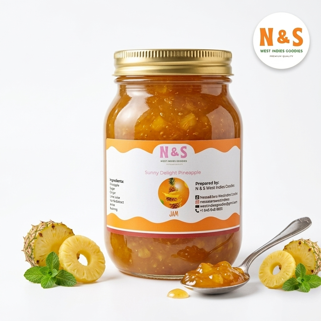 N & S Sunny Delight Pineapple Jam