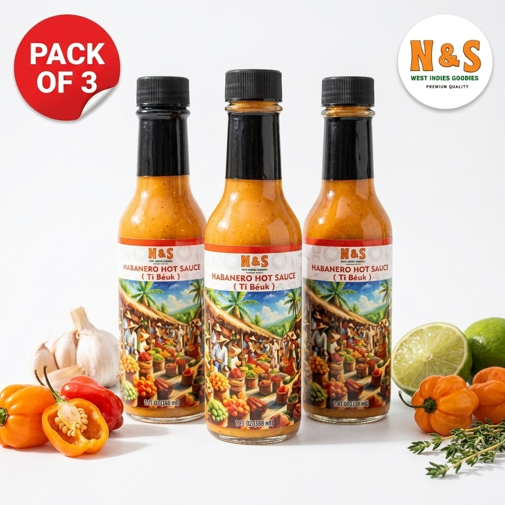 N & S Habanero hot sauce Caribbean